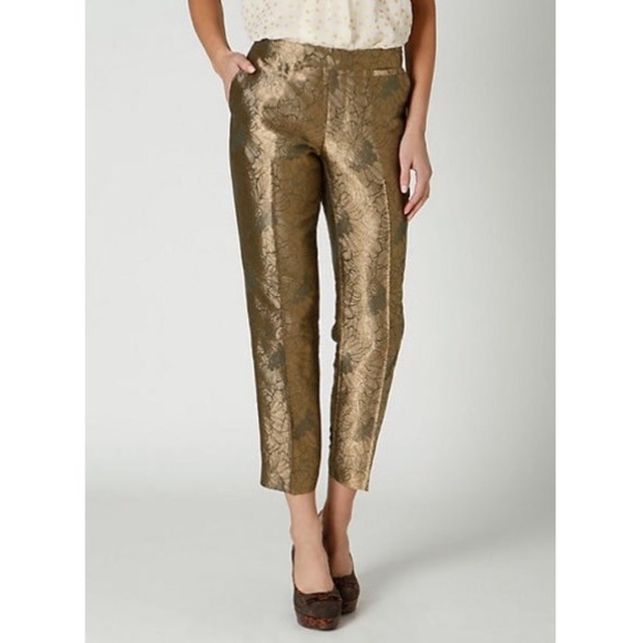 Gold brocade trousers Clearance